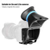 Picture of Hilitand Camera Viewfinder, 3X Amplification Camera Screen Viewfinder for Camera Camcorder with 3in/3.2in Screen SLR Viewfinder