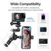 Picture of Baseball Fence Mount Holder for Gopro - ULANZI CM010 Action Camera Fence Clamp Mount Phone Holder Video Recording Accessories for Gopro Hero 11 10 9 8 7 6 5 Black/DJI Action/insta360 iPhone Smartphone