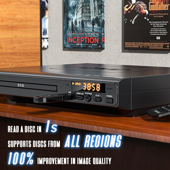 GetUSCart DVD Players for TV with HDMI, DVD Players That Play All