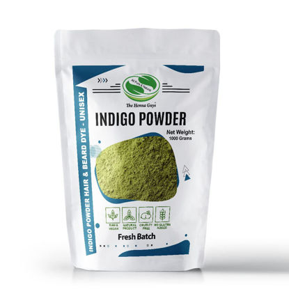 Picture of 1000 Grams INDIGO POWDER For Hair Dye/Color - The Henna Guys