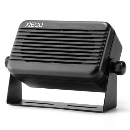 Picture of Xiegu GY03 3.5mm Plug Rectangular External Speaker with Stereo Sound for CB/Mobile/Ham Radio, HF Transceivers, Compatible X6100 G1M