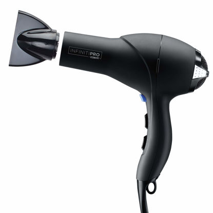 Picture of INFINITIPRO BY CONAIR Hair Dryer, 1875W Salon Performance AC Motor Hair Dryer, Conair Blow Dryer, Black