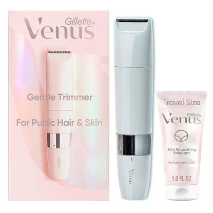 Picture of Gillette Venus for Pubic Hair & Skin Gentle Trimmer Plus 1oz Smoothing Exfoliant