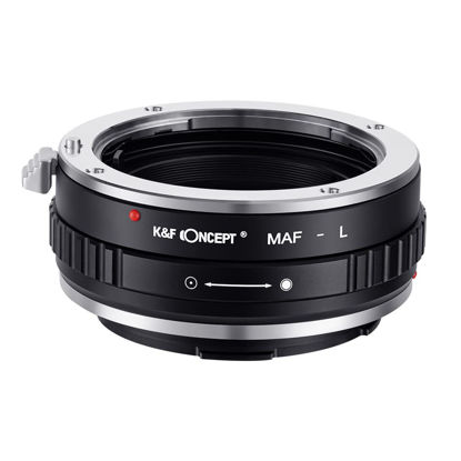 Picture of K&F Concept Lens Mount Adapter MAF-L Manual Focus Compatible with Sony A (Minolta AF) Lens to L Mount Camera Body