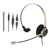 Picture of MAIRDI Phone Headset with RJ9 & 3.5mm Jacks for Call Center Office Deskphone Cell Phone PC Laptop, Landline Telephone Headset with Microphone Noise Canceling for Polycom Avaya Nortel