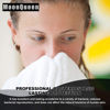 Picture of MOONQUEEN 30 Pack Microfiber Face Towel - Premium Soft Makeup Remover Cloths (White-Grey, 30 Pack)