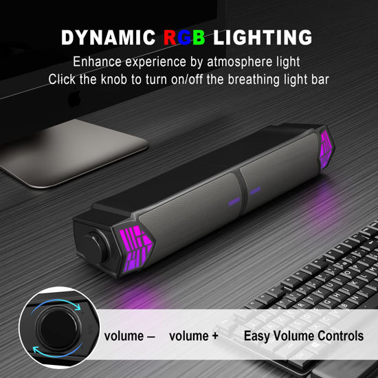 GetUSCart- Smalody Gaming Speakers for PC, Computer Speakers for ...