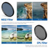 Picture of NEEWER 58mm Lens Filter Kit with Phone Lens Clip, CPL, ND32, 6 Point Star Filter, Graduated Filters (4 Colors), Compatible with iPhone 14 Pro Max 13 12 11 & Canon Nikon Sony Cameras