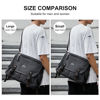 Picture of Messenger Bag for Men, Water Resistant Unisex Classic Military Canvas Shoulder Bag,15.6 Inch Laptop Bag, School Bookbag