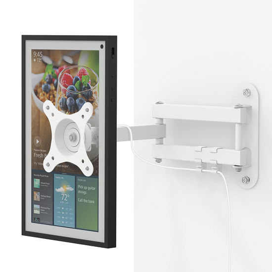  Mount for Echo Show 15, Adjustable Wall Mounting Bracket for   Echo Show 15, Swivel and Tilt, Easy Installation