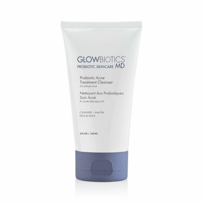 Picture of GLOWBIOTCS MD, Probiotic Acne Treatment Cleanser Gentle and NonDrying Benefits For Oily Combination and Teen Skin Types, Basic, Eucalyptus, 5 Fl Oz