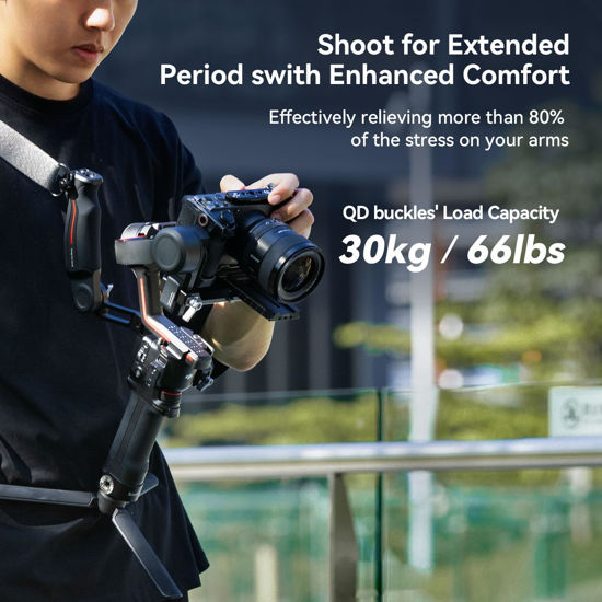 GetUSCart SmallRig RS3 RS2 WeightReducing Shoulder Strap Compatible