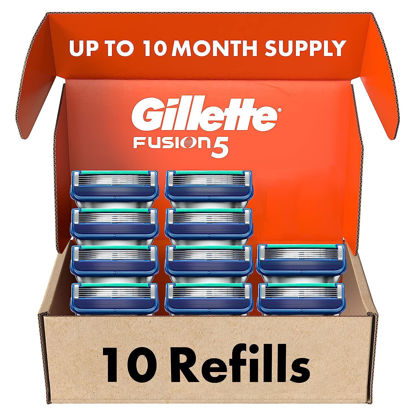 Picture of Gillette Fusion Manual Men's Razor Blade Refills - 10 Count, 5 blades