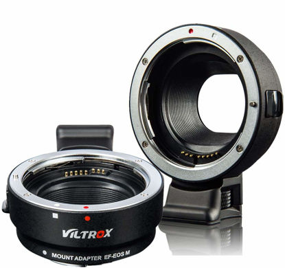 Picture of VILTROX EF-EOS M Lens Adapter, Electronic Auto Focus Converter Canon m50 Mark ii Accessories, EF Lens Adapter for Canon to Canon m50