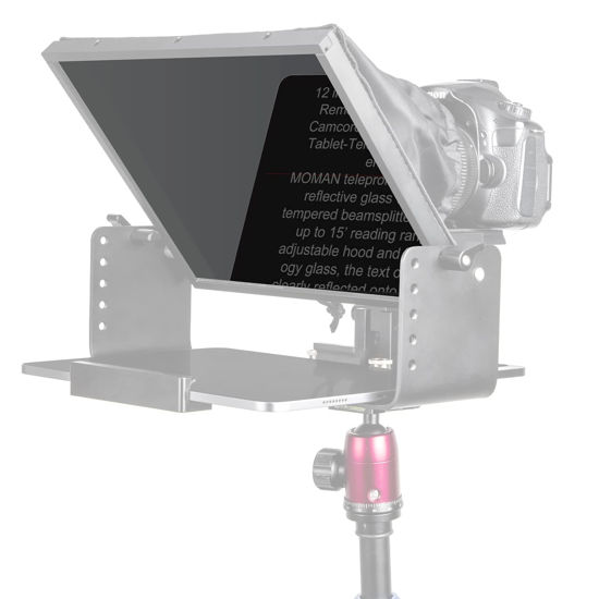 GetUSCart Teleprompter Glass, Moman MT12 12inch Metal Prompter Glass