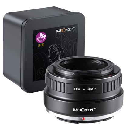 Picture of K&F Concept Lens Mount Adapter TAM-NIK Z Manual Focus Compatible with Tamron Adaptall (Adaptall-2) Lens to Nikon Z Mount Camera Body