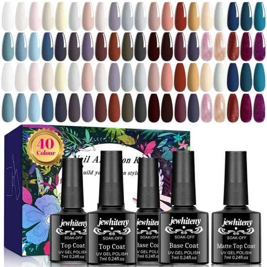 Free Choice 10 From 120+ Colors 15ml with 48W Nail Lamp Poly Nail Gel  Starter Kit | MOROVAN