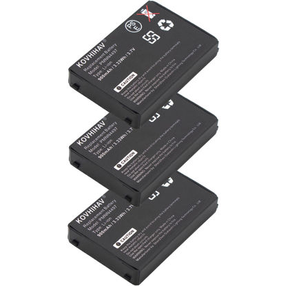 Picture of BUSFUIVA (3-Pack) Replacement Battery for Motorola SNN5571B BAT56557 56557 CLS1110 CLS1410 Vl50 CLS1100 CLS1114 CLS1450CB CLS1450CH VL120 CLS1415 CLS1450 CLS1000 PMNN4497/A/AR HCNN4006/A HCLE4159B