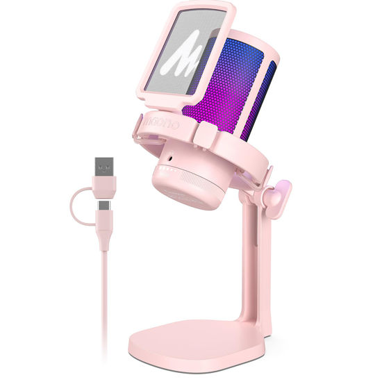 GetUSCart MAONO Gaming Microphone with Noise Cancellation USB
