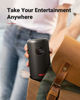 Picture of Anker NEBULA Capsule Max, Mini Projector with WiFi and Bluetooth, Small Projector, 200 ANSI Lumen, Projector Portable, Native 720p HD, 8W Speaker, 100 Inch Picture, 4Hr Video Playtime, Home Theater