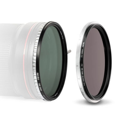 Picture of NiSi 95mm Swift System 1-9 VND Kit | 1-5 Stop True Color Variable Neutral Density Filter with Friction-Mounted ND16 (4-Stop) | Adjustable ND, Nano-Coated Optical Glass | Photography and Videography