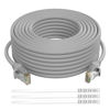 Picture of Adoreen Cat 6 Ethernet Cable 300 ft-Gray, Gigabit Internet Cable (4-Colors and 25-300 Feet for Selection) Support POE High Speed Cat6 Cat 5e Cat 5 Long Flexible Network Cable RJ45 Patch Cord+15 Ties