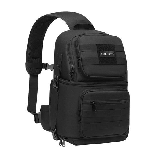 GetUSCart MOSISO Camera Sling Bag DSLR SLR Mirrorless Tactical