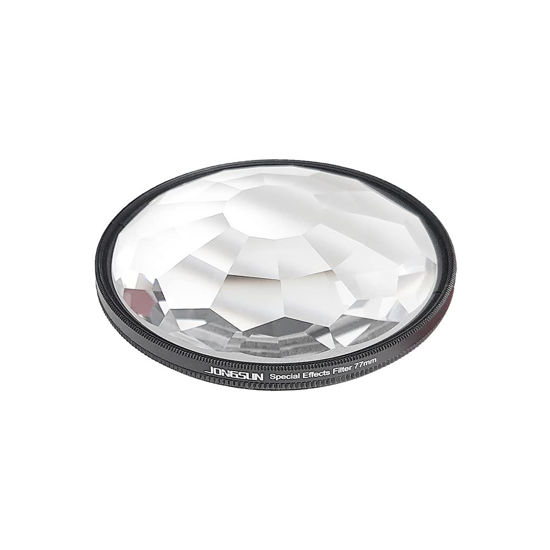 Effet De Photo De Prisme De Kaléidoscope De Lentille De Verre Brisé