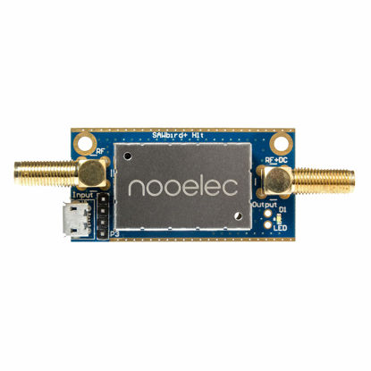 Picture of Nooelec SAWbird+ H1 Barebones - Premium Saw Filter & Cascaded Ultra-Low Noise Amplifier (LNA) Module for Hydrogen Line (21cm) Applications. 1420MHz Center Frequency