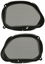 Picture of Hogtunes 57 MESH Replacement Front Speaker Grills for 1998-2013 Harley-Davidson Road Glide