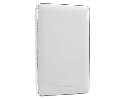 Picture of Avolusion T1 Series 1TB USB 3.0 Portable External Hard Drive for PC, Mac, Playstation & Xbox (White) - 2 Year Warranty