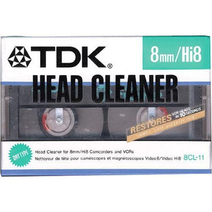 Picture of TDK 8CL11 8mm Dry Head Cleaner