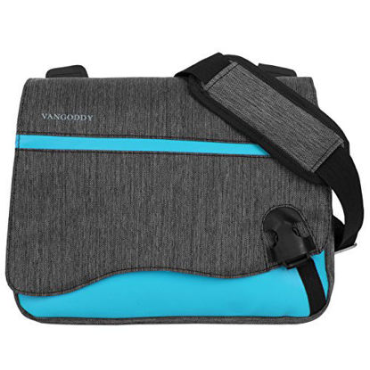 Picture of Vangoddy Wave Anti-Theft Sky Blue Messenger Bag for Amazon Fire Tablets and Kindle e-Readers Up to 10.8inch