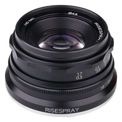 Picture of 35mm F1.6 Mini APS-C Lens for Sony Panasonic Fujifilm Olympus Canon Nikon mirrorless Camera (Fujifilm X)