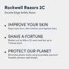 Picture of ROCKWELL RAZORS 2C Razor with 5 Blades, 6 Piece Set, Gunmetal Chrome