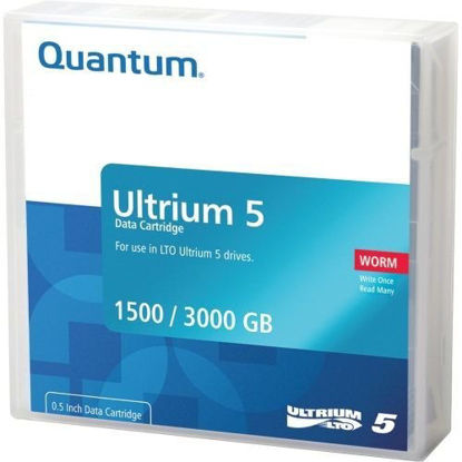 Picture of Quantum MR-L5MQN-02 Data Cartridge, LTO ULTRIUM 5 Worm. Must Order in Multiples of 20.