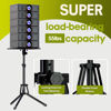 Picture of Projector Stand Laptop Tripod Stand - Portable Stand Adjustable Height 20 to 60 Inch, Projector Stand with Gooseneck Phone Holder ＆ Mouse Tray, Laptop Floor Stand for Office, Home, Studio, DJ Racks