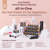 Picture of MEFA Gel Nail Polish Kit with U V Light - 32 Colors Fall Winter Limited Edition Gel Nail Polish Set with Base and Matte/Glossy Top Coat Nail Art Decorations Essential Tools Manicure DIY Salon Gifts