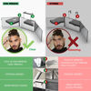 Picture of LIPFISBARBERSHOP.COM The 360 LED Mirror - Adjustable Telescoping Hooks, Perfect Self Haircut Mirror for Men - 3 Way Mirror for Hair Cutting - Mirror to Cut Your Own Hair (with LED Lights)