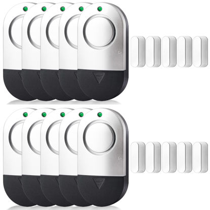 Picture of Door Window Alarms, Toeeson 120DB Pool Door Alarms for Kids Safety, Window Alarms for Home