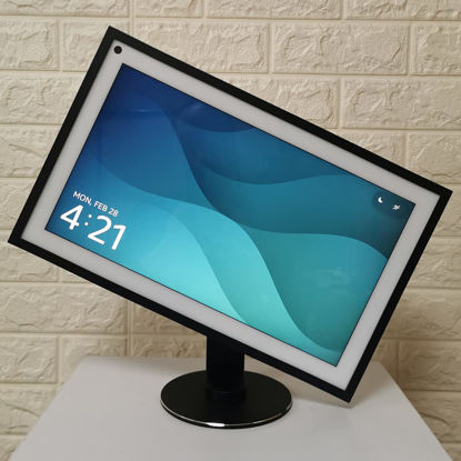 Picture of Amazon Echo Show 15 Stand Swivel and tilt, Only Made for Echo Show 15 Three Rotating shafts The Base is Made of Aluminum Which Makes The Product More Beautiful and Longer Service Life Black 025-01