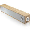 Picture of MICA Computer Speakers, Wired Computer Sound Bar, Wooden Mini Soundbar, USB Powered PC Speakers 3.5mm AUX & PC Input (Upgrade), Yellow (M30i)