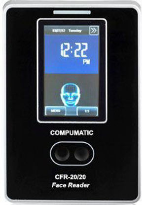 Picture of COMPUMATIC CFR-20/20 v2 TOUCHLESS Biometric Face Recognition Time Clock System, WiFi, CompuTime101 Software Included, 0 NO Monthly Fees!!