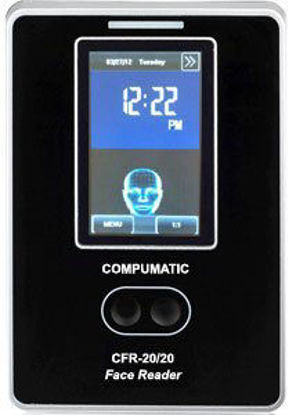 Picture of COMPUMATIC CFR-20/20 v2 TOUCHLESS Biometric Face Recognition Time Clock System, WiFi, CompuTime101 Software Included, 0 NO Monthly Fees!!