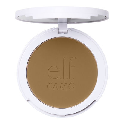 Picture of e.l.f. Camo Powder Foundation, Lightweight, Primer-Infused Buildable & Long-Lasting Medium-to-Full Coverage Foundation, Tan 425 N