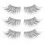 Picture of Frihappy False eyelashes Natural Half Lash 3 Pairs Accent Fake Lashes Wispy Light Volume Reusable Pack (HF3)