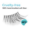Picture of Frihappy False eyelashes Natural Half Lash 3 Pairs Accent Fake Lashes Wispy Light Volume Reusable Pack (HF3)