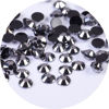 Picture of 4500 Pcs SS6 2mm Flatback Rhinestones for Nails Art Crafts Clear Glass Glitter Round Gems Crystals DIY Clothes Shoes（Mineral Grey)