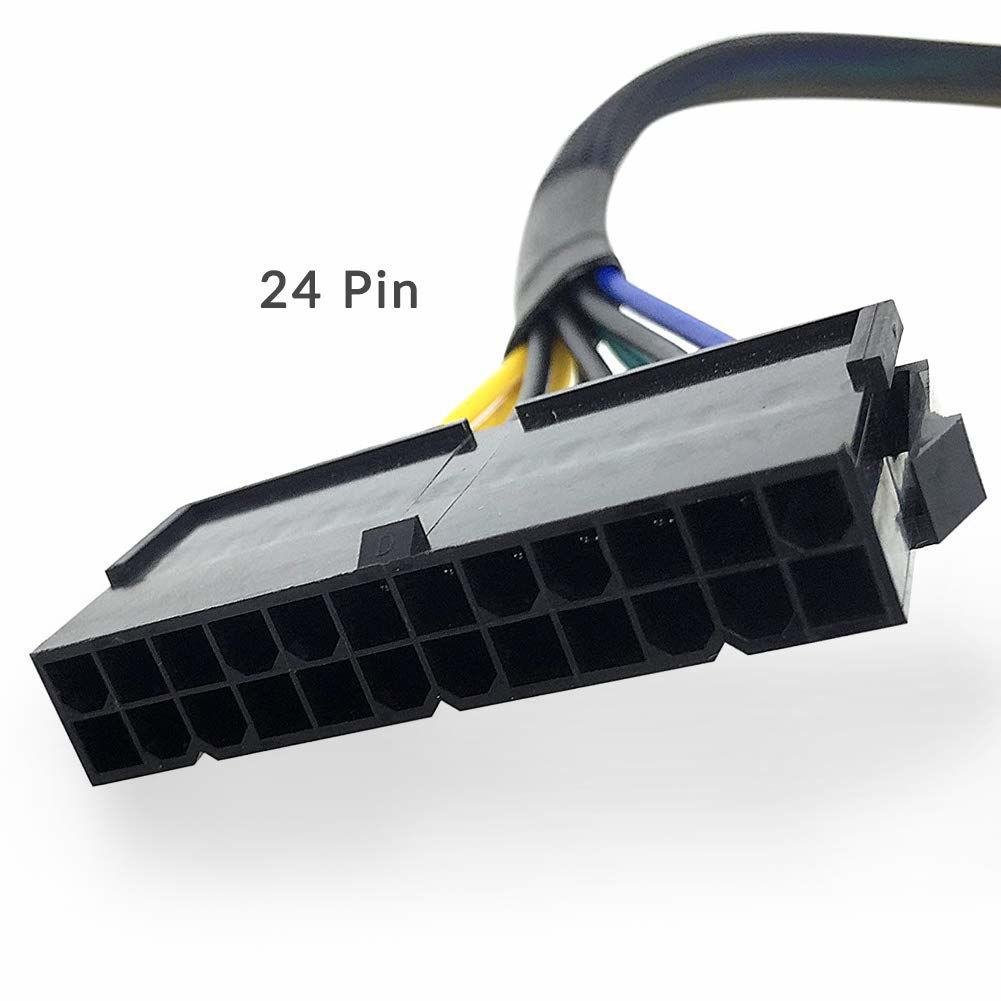 GetUSCart 24Pin to 8Pin 18AWG ATX PSU Power Supply Adapter Cable for