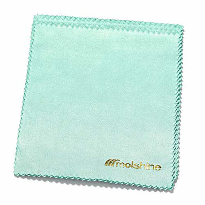 Picture of Molshine 10 Pack 6.7? x 6.7? Microfiber Cleaning Cloth for Glasses,Ipad,Camera Lenses,Laptops,Cell Phones Telescopes,LCD TV Screens